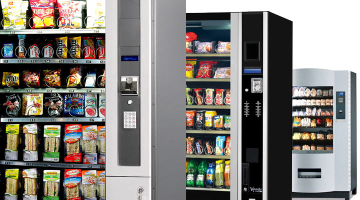 Distributeur automatique boissons froides, sandwiches, panini
